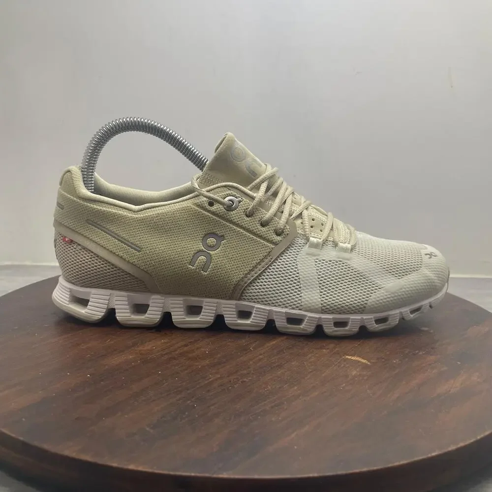 On Cloud 5 Women's Athletic Running Sneakers Shoes Cream/Sand Comfort Size 7.5